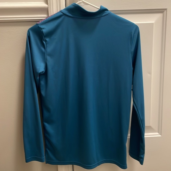 Half Zip Blue Boys Long Sleeve - Picture 2 of 3